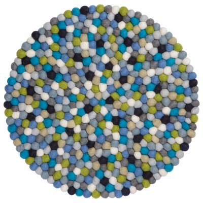 Filzkugel Sitzauflage für Stuhl rund 36 cm myfelt EINZELSTÜCK